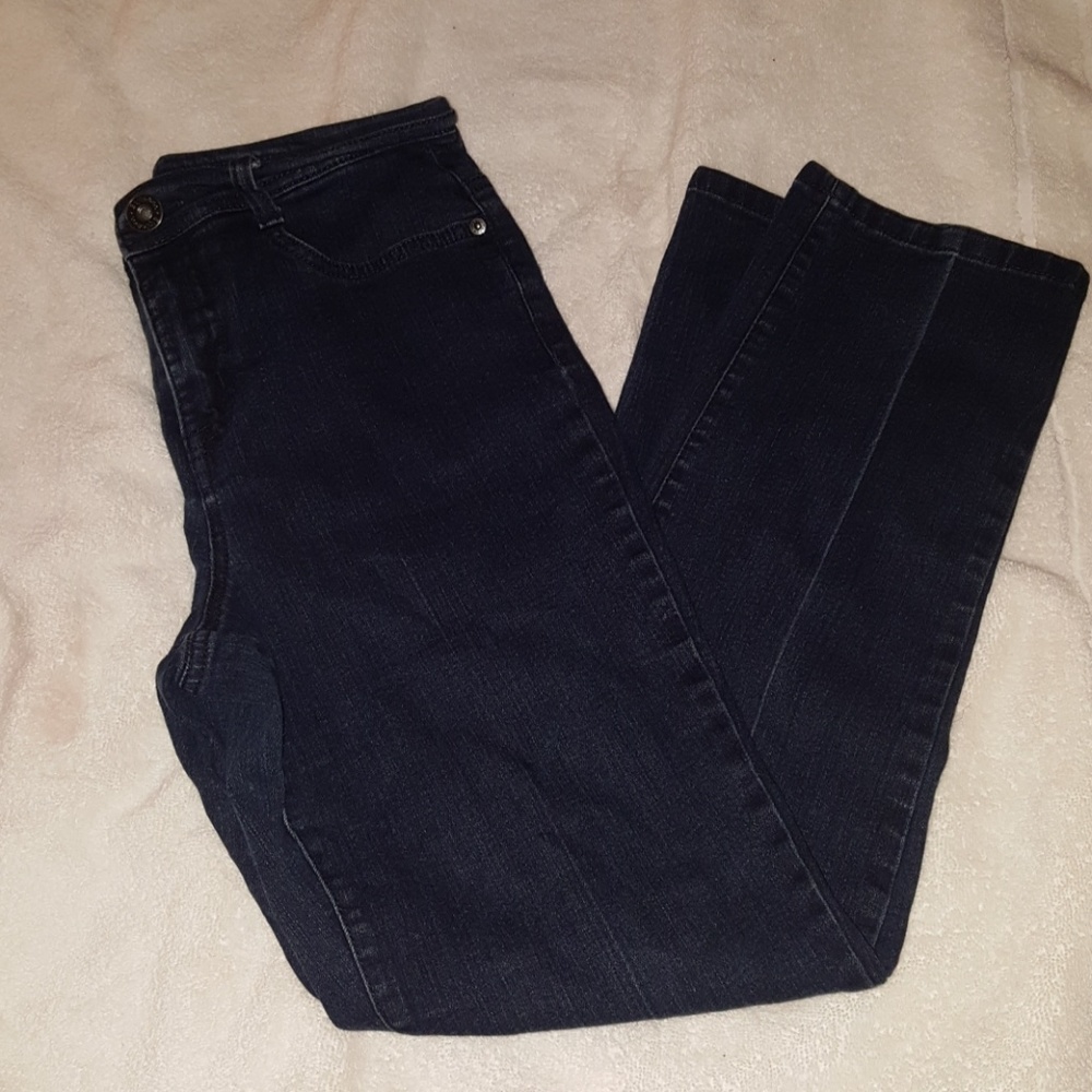Dark blue jeans